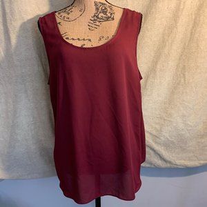 Alfani Polyester Shell Top Sleeveless Blouse